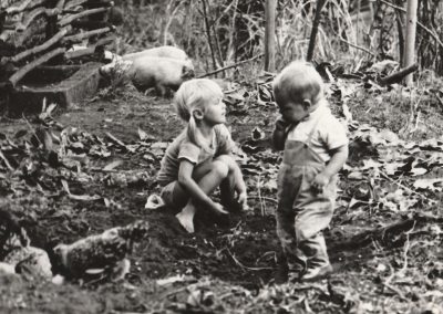 Playing with pigs 1971